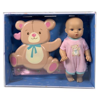 Пупс Lotus з ліжком Ведмедик Тедді (13090)