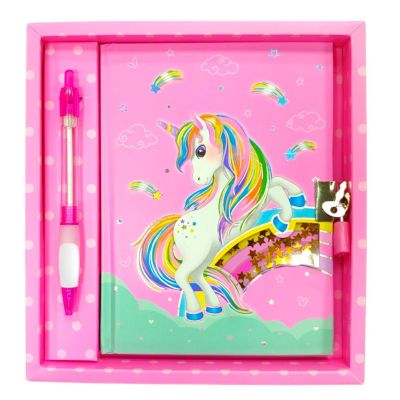 Подарунковий набір Malevaro Єдиноріг з веселкою рожевий (W362005-A)