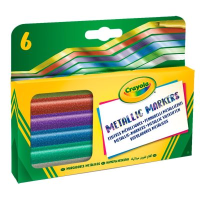 Набір фломастерів Crayola Metallic 6 кольорів (58-8828)