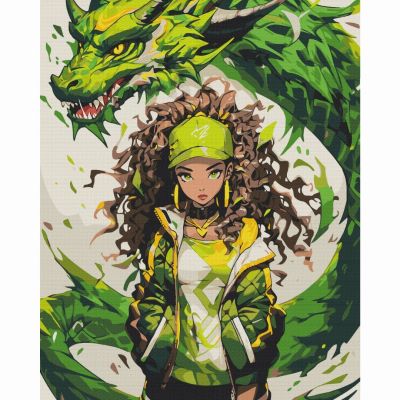 Картина за номерами Brushme Амулет дракона (BS53825 )