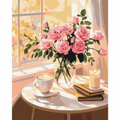 Картина за номерами Brushme Ранковий натюрморт 40х50 см (BS54287)