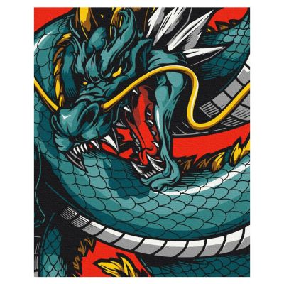 Картина за номерами Brushme Королівський дракон (BS53712)
