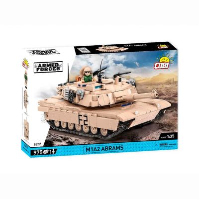 Конструктор Cobi Танк M1A2 Абрамс 975 деталей (COBI-2622)