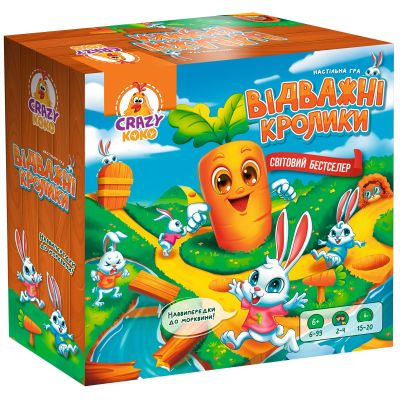 Настільна гра Vladi Toys Crazy Koko Відважні кролики (VT8055-40)