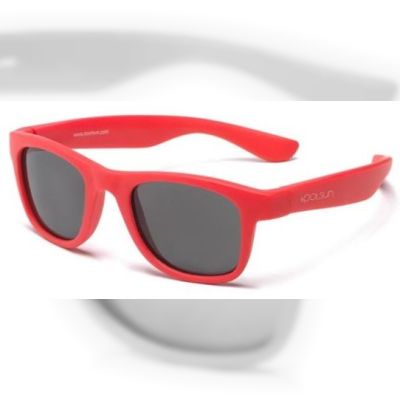 Сонцезахисні окуляри Koolsun Wave червоні до 8 років (KS-WARE003)