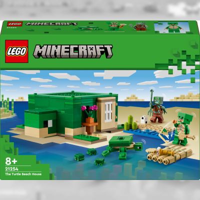 Конструктор LEGO Minecraft Пляжний будинок у формі черепахи (21254)