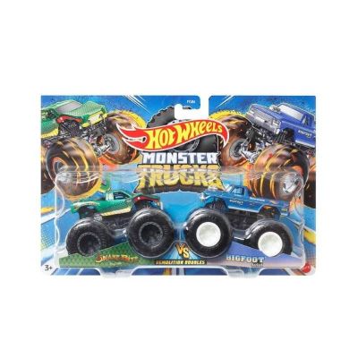 Ігровий набір Hot Wheels Monster Trucks Shake bite vs Bigfoot (FYJ64/HLT68)