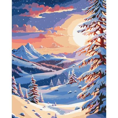 Картина за номерами Art Craft Зима в горах 40 х 50 см (11047-AC)