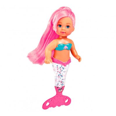 Лялька Steffi & Evi Love Блискуча русалочка Еві з рожевими волоссям (5733482/5733482-2)