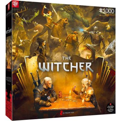 Пазл GoodLoot The Witcher Playing Gwent 1000 елементів (5908305249634)