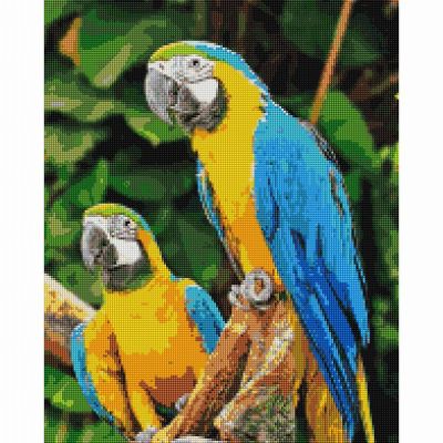 Алмазна мозаїка Brushme Папуги Ара (DBS1049)