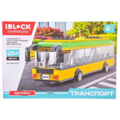 Конструктор IBLOCK Транспорт Автобус (PL-921-377)