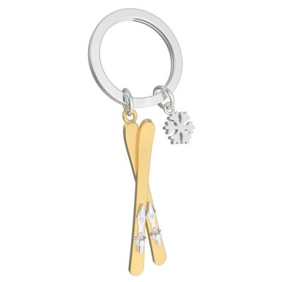 Брелок Metalmorphose Ski with snowflake charm (8000020592969)