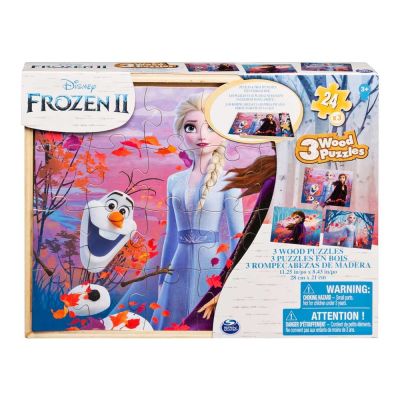 Пазл дерев'яний Spin Master 3 в 1 Крижане серце 2 (SM98297/6053001)