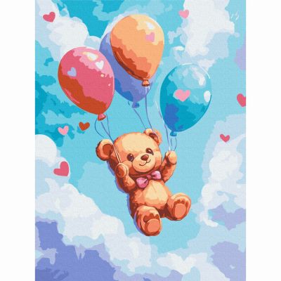 Картина за номерами Brushme Веселі кульки 30х40 см (KBS0193)