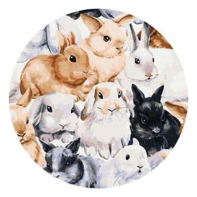 Картина за номерами Brushme Команда зайчиків (RC00015M)