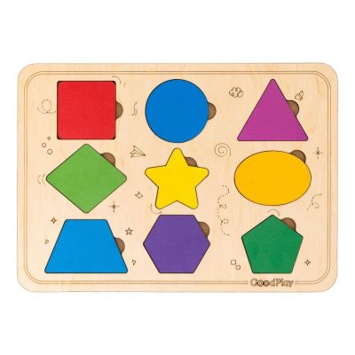 Пазл-сортер Good Play Фігурний світ (PS-4-001)