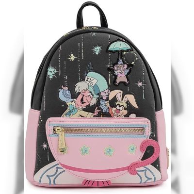 Рюкзак Loungefly Disney Alice in Wonderland A very merry unbirthday to you mini (WDBK1651)