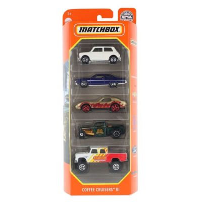 Набір автомоделей Matchbox Coffe Cruisers ІІІ 5 штук 1:64 (C1817/HFH15)