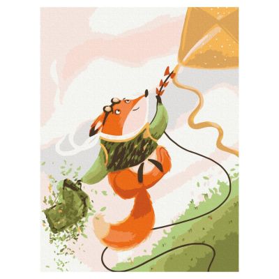 Картина за номерами Brushme Політ на повітряному змії (KBS0129)