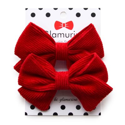 Бантики Glamurino Tina червоні (2112.4)