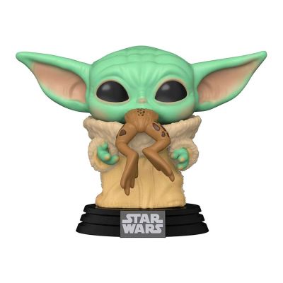 Фігурка Funko Pop Star wars Мандалорець Малюк Йода із жабою (49932)