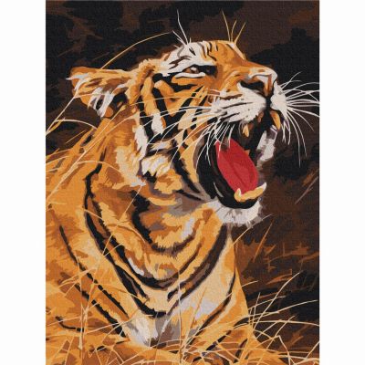 Картина за номерами Brushme Рев тигра (RBS52414)
