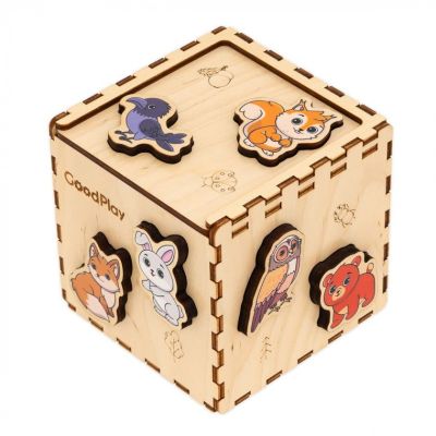 Кубик-сортер Good Play Лісові звірята (CUB-4-008)