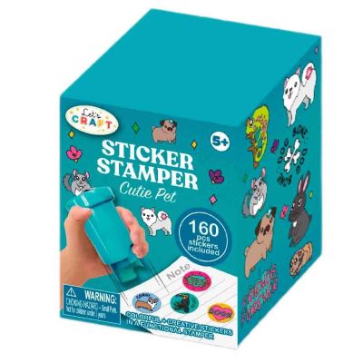 Штамп Let's craft Cutie pet з наліпками (SSP002)
