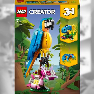 Конструктор LEGO Creator Екзотичний папуга (31136)