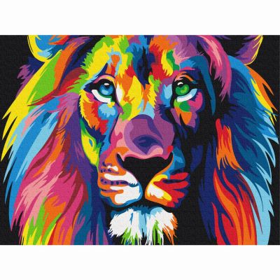 Картина за номерами Brushme Веселковий лев (RBS8999)