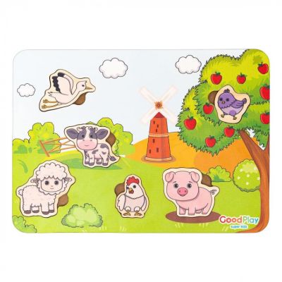 Пазл-сортер Good Play Фермерський світ (PS-4-012)