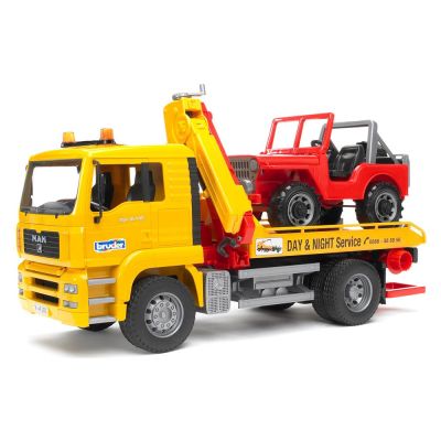 Евакуатор з навантажувачем і джипом BRUDER (2750)