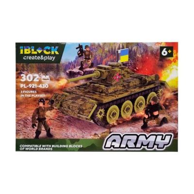 Конструктор IBLOCK Армія Танк (PL-921-430/3)