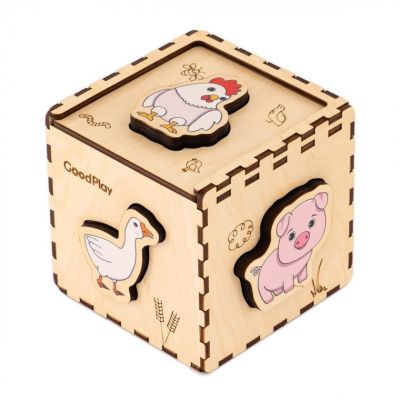 Кубик-сортер Good Play Ферма (CUB-4-007)