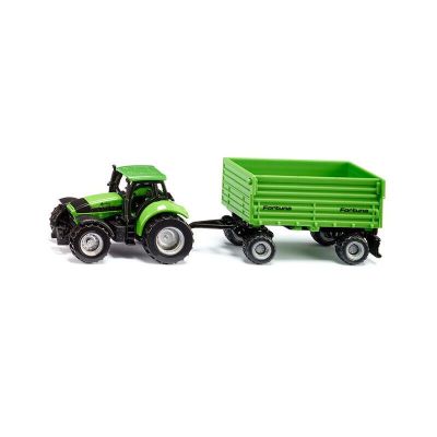 Трактор Siku DEUTZ-FAHR із двовісним причепом (1606)