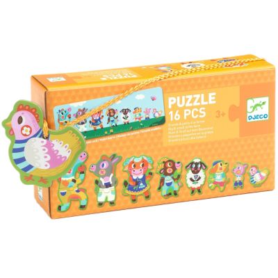 Пазл DJECO Дуо Великі та малі на фермі (DJ08266)