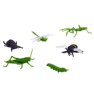Набір фігурок Mojo Комахи бабка, коник, богомол, джміль, довгоносик (380085/1)