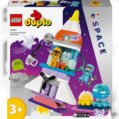 Конструктор LEGO DUPLO Town Пригоди на космічному шатлі 3-в-1 (10422)