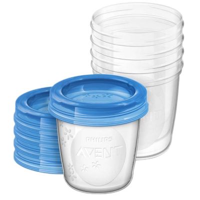 ​Контейнери для зберігання грудного молока Avent 180 мл 5шт (SCF619/05)