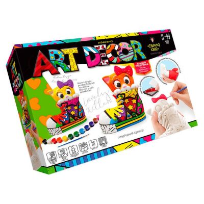 Набір для творчості Danko toys Art decor Розфарбуй фігурку Кошеня (ARTD-01-03U)