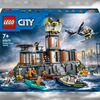 Конструктор LEGO City Поліцейський острів-в'язниця (60419)