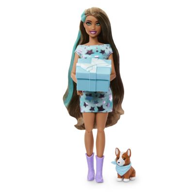 Лялька Barbie Party unboxed у бірюзових тонах (JFG72)