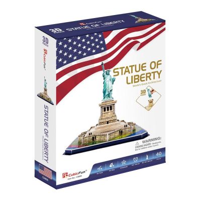 Тривимірна головоломка-конструктор CubicFun Статуя Свободи (C080h)