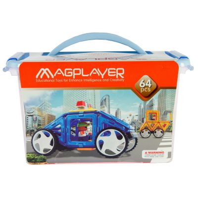 Конструктор Magplayer Магнітний набір 64 елементів (MPT-64)