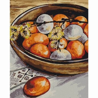 Картина за номерами Brushme Крашанки і верба (BS53950)