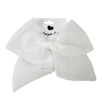 Заколка Мауа-МІ Бантик Невагомість молочний (0199-0147-2-1)