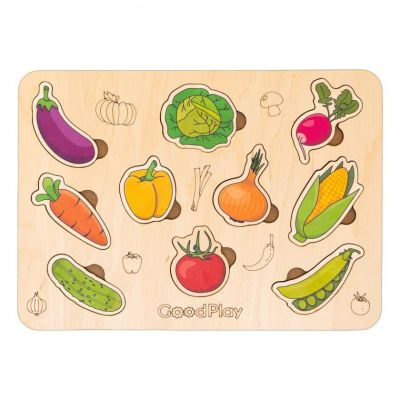 Пазл-сортер Good Play Овочевий світ (PS-4-014)