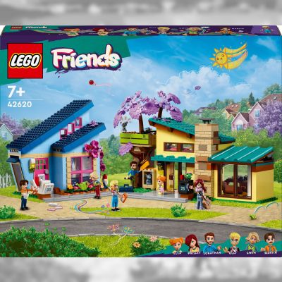 Конструктор LEGO Friends Родинні будинки Оллі й Пейслі (42620)