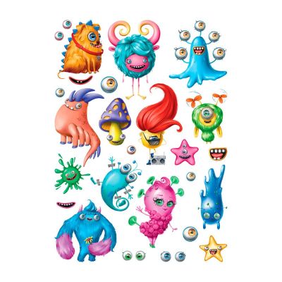 Набір тату для тіла Arley Sign Казкові монстрики (1812)